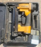 Bostitch SX150 Pneumatic Narrow Crown Stapler 18 Gauge With Case. Fixed Price $50.00.
