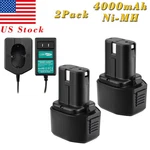 4000MAH 7.2V Battery/charger For Hitachi 325292 EB714S EB712S EB7B EB7G FEB7. Fixed Price $21.89.