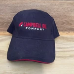 Campbell Oil Company Slideback Baseball Cap Blue One Size Adjustable America. Fixed Price $9.95.