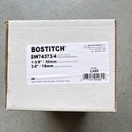 Bostitch SW74373/4 Gun Staples In Length, 1-3/8 Crown, 2400 Pack. Fixed Price $20.00.