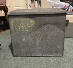 Freeman's Dairy Galvanized Milk Box Allentown Pa Lehigh Valley Porch Delivery. Fixed Price $70.00.