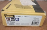 Dewalt 3-1/2 Inch X 0.131" Wire Collated Smooth Shank Framing Nails 1500 Pack. Fixed Price $34.00.