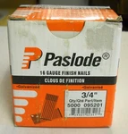 Paslode 16 Gauge Finish Nails 3/4" Length - 5,000 Pk. Fixed Price $6.99.