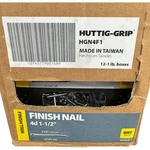 Huttig-grip Finish Nail 4D 1-1/2" HGN4F1 12-1 Lb Boxes Bright Steel. Fixed Price $39.95.
