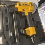Dewalt DWFP71917 16 Gauge Straight Finish Nailer Pneumatic W/ Case New Open Box. Fixed Price $119.20.