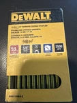 Dewalt 18 Gauge 1/4" Narrow Crown Staples 2500 Pack Indoor Use Genuine Oem. Fixed Price $31.16.