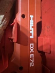 Hilti Powder Actuated Nailer Gun Set W/case And More. Fixed Price $250.00.