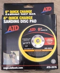 Atd Replacement 6" Hook & Loop Da Sanding Disc Backing Pad #2076. Fixed Price $18.59.