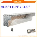 60"X13"X14.5 Inch Aluminum Side Mount Truck Bed Tool Box W/ Lock Trailer Pickup. Fixed Price $209.99.