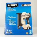 Hart 20V 18-GAUGE 2" Brad Nailer Kit Cordless + 1.5AH Battery & Fast Charger New. Fixed Price $102.00.