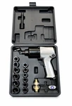 Heavy Duty 650 Ft-lbs. 5-SPEED Pneumatic Impact Wrench Kit With Socket Set. Fixed Price $74.99.