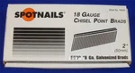 Spotnails #18532 2" Chisel Point Brads Gauge Galvanized. Fixed Price $24.99.