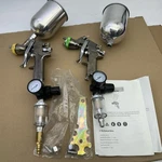 2 Neiko Hvlp Spray Gun Kit 1.7MM 1.5MM Nozzle Air Gauge Regulator *read. Fixed Price $44.95.