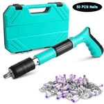 Concrete Gun Kit With 50PCS Nails, Speed Manual Steel Wall Fastening Tool. Fixed Price $26.99.