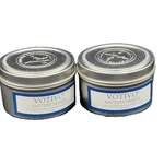 Votivo Aromatic Candle Tins Lot Of 2 - Battery Breeze 4 Oz Each New. Fixed Price $22.00.