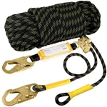 50 Ft. Fall Protection Line Kit, Vertical Roofing Rope With Grab Snap Hooks Shoc. Fixed Price $140.00.