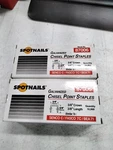 Spotnails Galvanized Chisel Point STAPLES,3/8"CROWN,3/8"LENGTH Part# 87006, 2 Pk. Fixed Price $39.99.