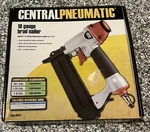 Central Pneumatic 18 Gauge Nailer 68021 With 5000 Slight Head Brads. Fixed Price $35.00.