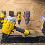Dewalt DWF83PL 25034079D Bk Pneumatic Nail Gun Yellow Black Professional Tool. Fixed Price $60.00.