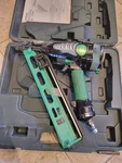 Hitachi NT65MA3 15-GAUGE 2-1/2" 34 Degree Air Finish Nailer With Case. Fixed Price $100.00.