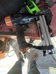 Freeman PFSN16 Gauge Straight Finish Nail Gun, 100 Psi, Black/orange/silver. Fixed Price $40.00.