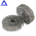 Full Round-head Ring Coil Siding Nail 3600 1-1/4" 0.092" Hot-dipped Galvanized. Fixed Price $25.50.