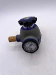 Kobalt Portable Compressed CO2 Regulator Gray & Blue Analog 120 Psi. Fixed Price $17.99.