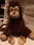 Ganz Webkinz Monkey 9" Brown Shaggy HM008 Plush Stuffed Animal Toy. Fixed Price $15.99.