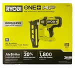 New Ryobi PBL370B One+ Hp 18V Brushless 16GA Straight Finish Nailer - Brand. Fixed Price $199.99.