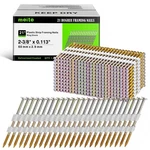 21 Degree Framing Nails 2-3/8 Inch Ring Shank Plastic Collated For Pneu.... Fixed Price $45.39.