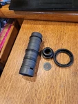 Porter Cable Used Cylinder A00972, Btm Bumper, Guide And Spacer For NS150A #563. Fixed Price $20.00.