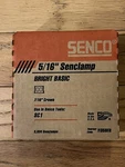 Senco Y05BFA 5/16 X 7/16 Crown Bright Basic Fasteners 3000 Senclamps Use In SC1. Fixed Price $99.99.