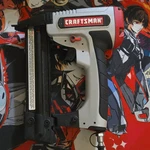 Craftsman 351.181730 Brad Nail Gun Gauge Straight 100 Psi Silver Black Red. Fixed Price $30.00.