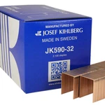 Josef Kihlberg JK590 32MM Heavy Duty Staples 2100 Pcs For Carton Tools. Fixed Price $95.00.