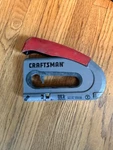 Craftsman Narrow Crown Easy Fire Staple Nail Gun 1/4 3/8 9/16 68514 Usa. Fixed Price $32.00.