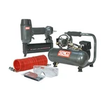 Senco Finish Pro 18 Pneumatic Nailer & Compressor Kit 110V SENPC0964UK1. Fixed Price $655.49.