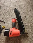 Campbell Hausfeld Iron Force 21 Framing Gun .113 Roundhead Nails. Fixed Price $150.00.
