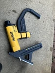 Dewalt Pneumatic, 16 Gauge Cleat Nail Flooring Stapler No Mallet Included. Fixed Price $89.00.