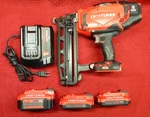 Craftsman CMCN616 2.5 Cordless 16GA Finish Nailer, 3 Batt, Charger. Fixed Price $189.99.