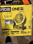 Ryobi PCL811B 18V Hybrid 7.5-INCH Fan Whisper Series. New Open Box. Tool Only.. Fixed Price $46.00.