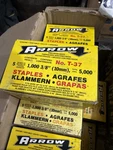 Arrow T-37 3/8" 10MM Round Crown Staples 5000 5-1000 Packs New Old Stock. Fixed Price $39.99.